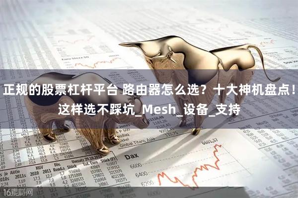 正规的股票杠杆平台 路由器怎么选？十大神机盘点！这样选不踩坑_Mesh_设备_支持